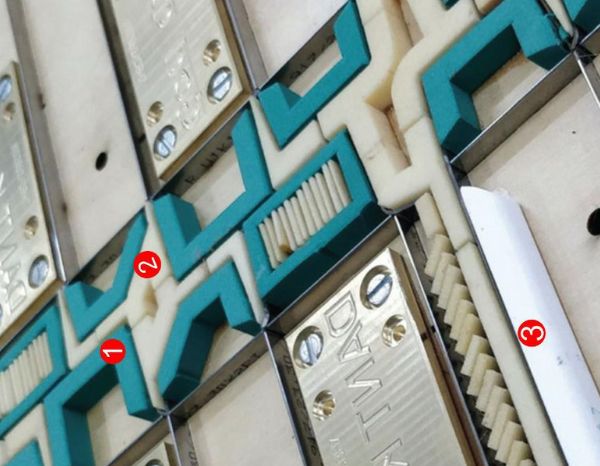 Pre-Rubberized Die manufacturer in India - dust-free cutting detail
